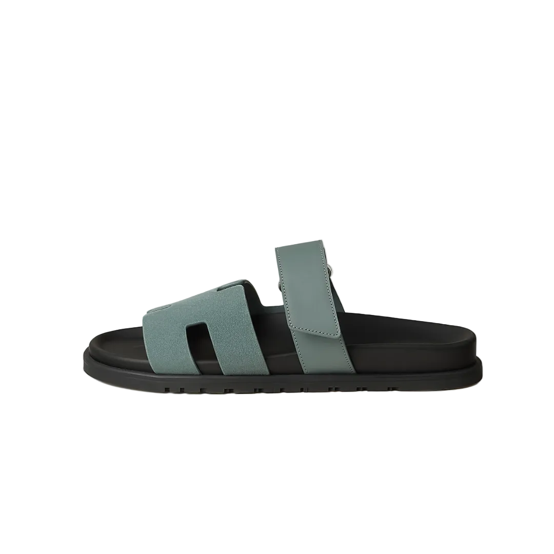 HERMES CHYPRE SANDAL GRIS ANTARCTIQUE