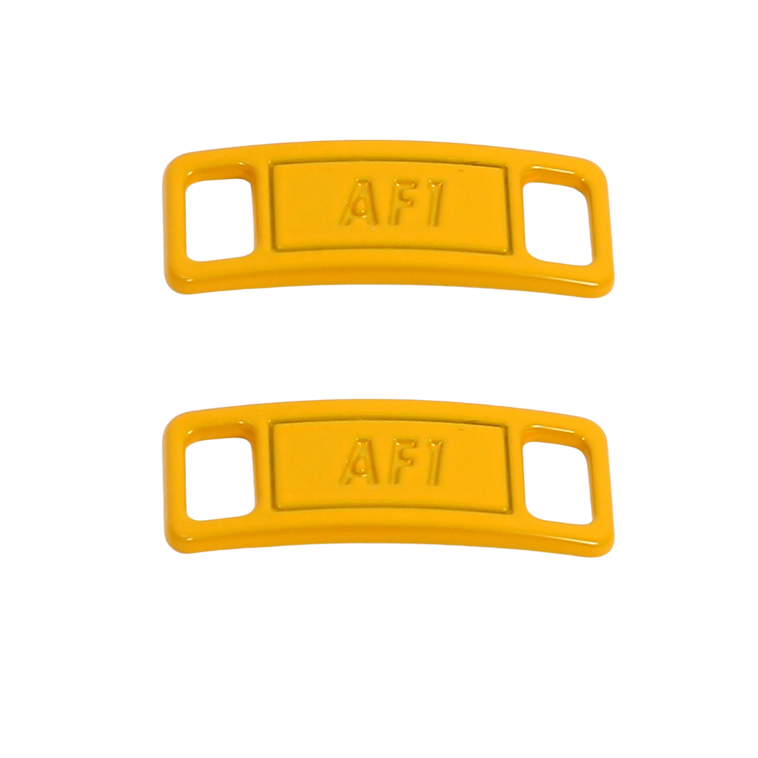 Premium Yellow Air Force 1 Dubrae Replacement ( Lace Tag) By KNOTTY