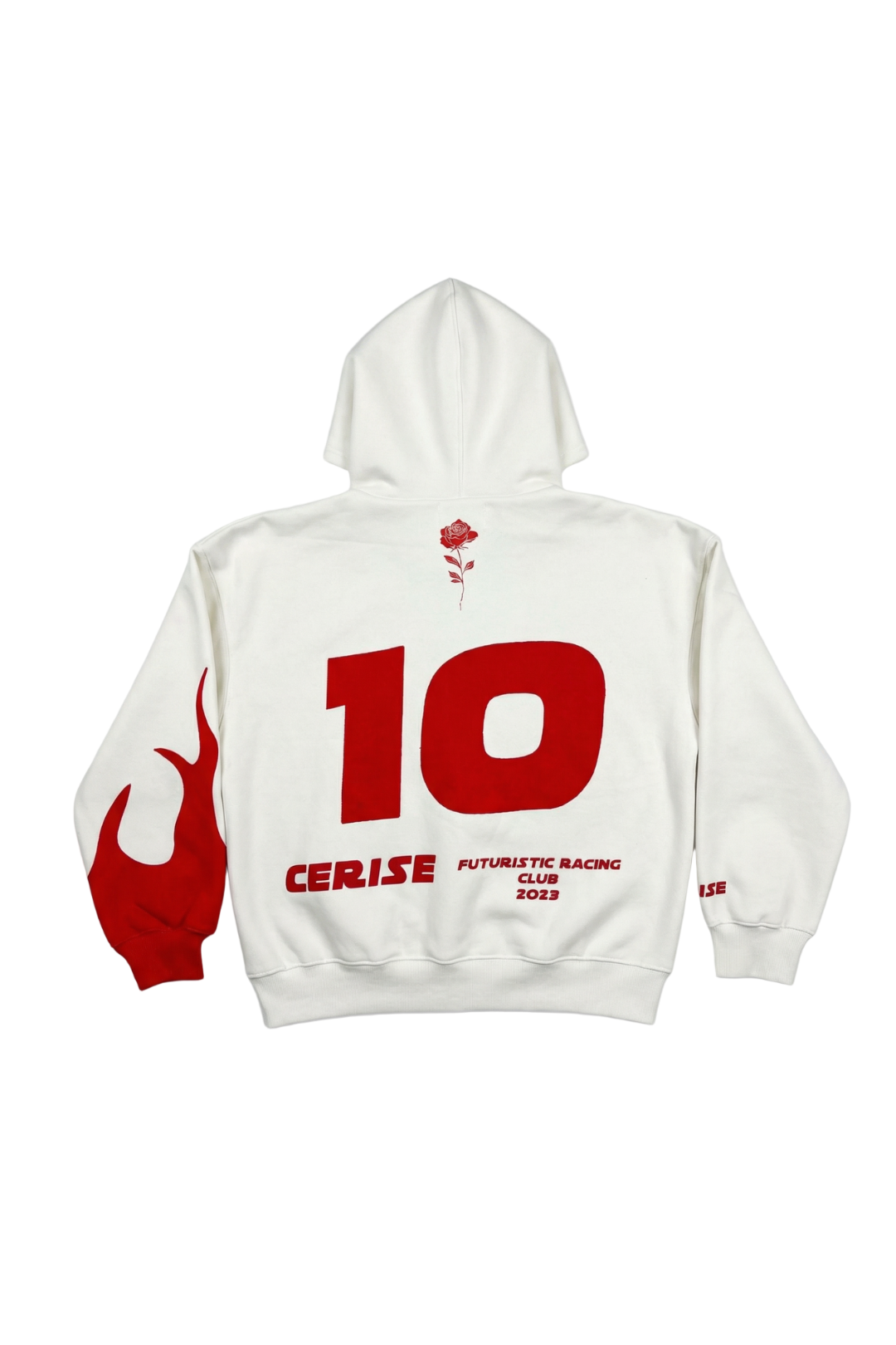 THE NO 10 FLAME RACER HOODIE