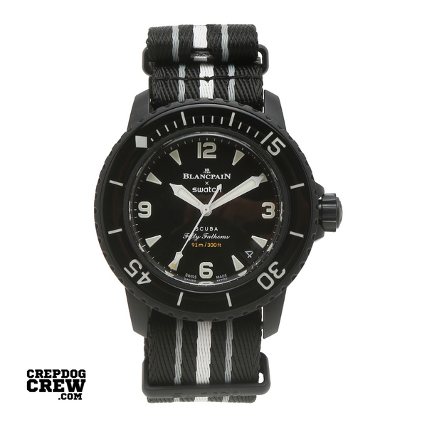 Swatch x Blancpain Bioceramic Scuba Fifty Fathoms Ocean of Storms