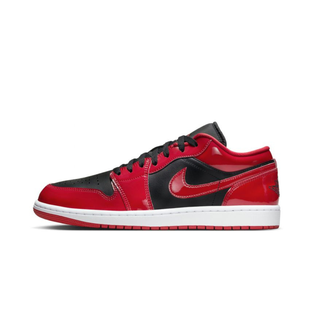 Jordan 1 Low SE Patent Varsity Red Black