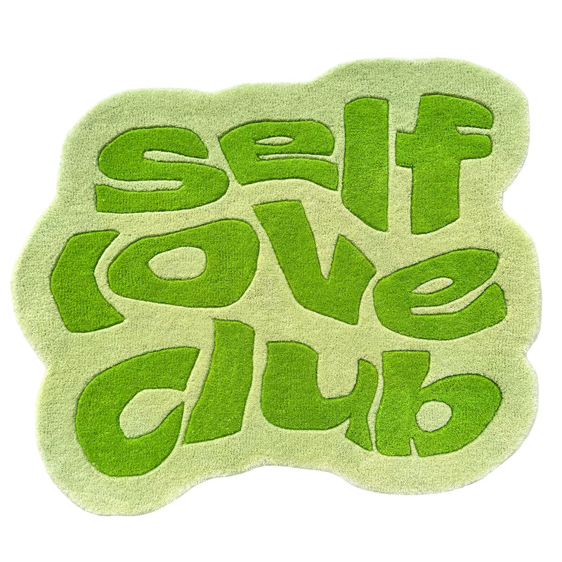 Self Love Club Custom Rug | Cloud Botany | Streetwear Rugs by Crepdog Crew