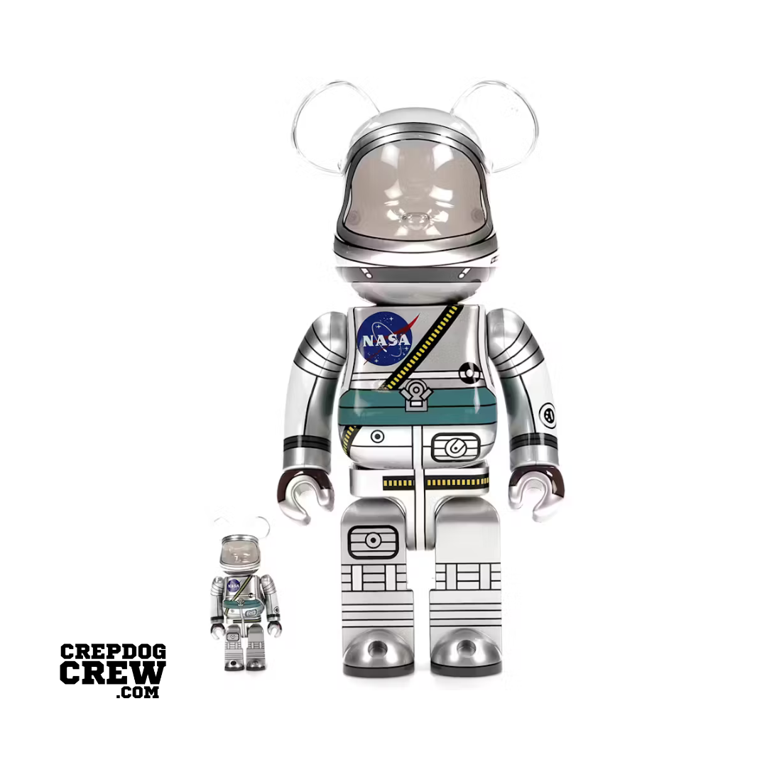 Bearbrick Project Mercury Astronaut 100% & 400% Set