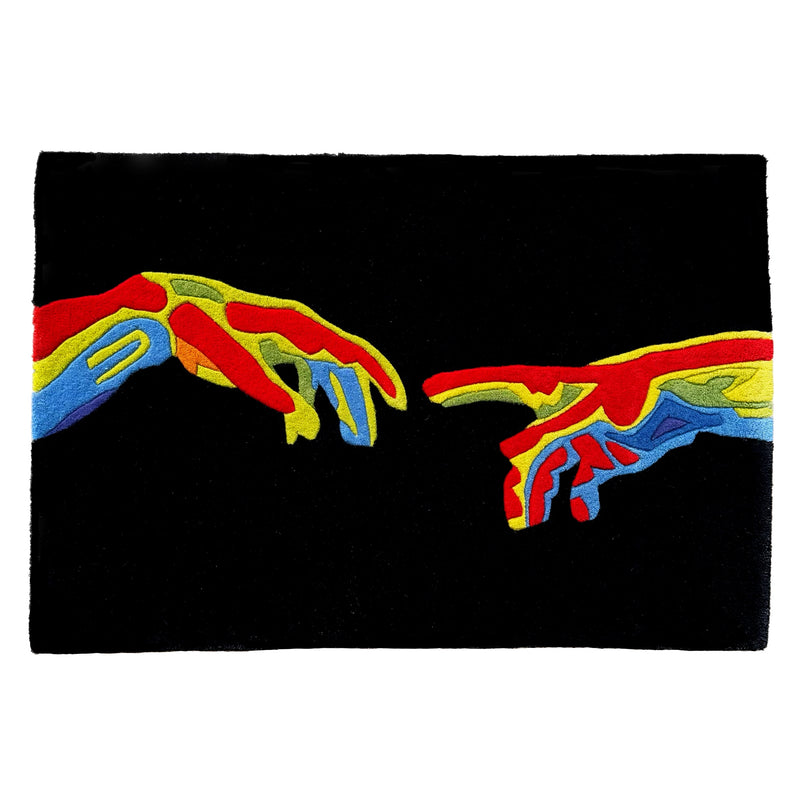 Creation Of Thermography Custom Rug | Cloud Botany | Streetwear Rugs by Crepdog Crew