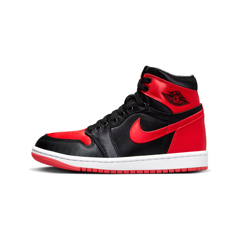 Jordan 1 Retro High OG Satin Bred (W) | Nike Air Jordan | Sneaker Shoes by Crepdog Crew