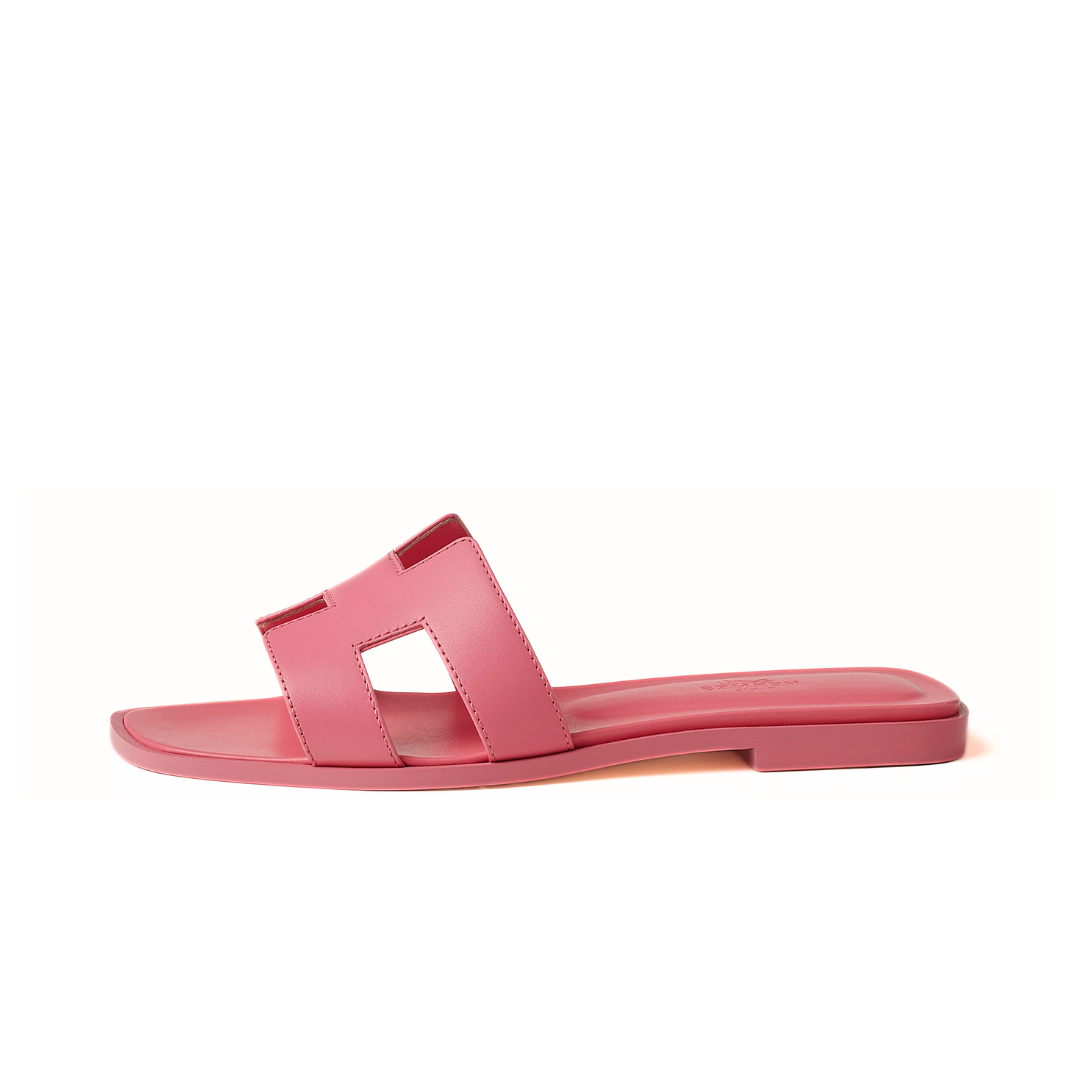 HERMES ORAN SANDAL ROSE PETALE