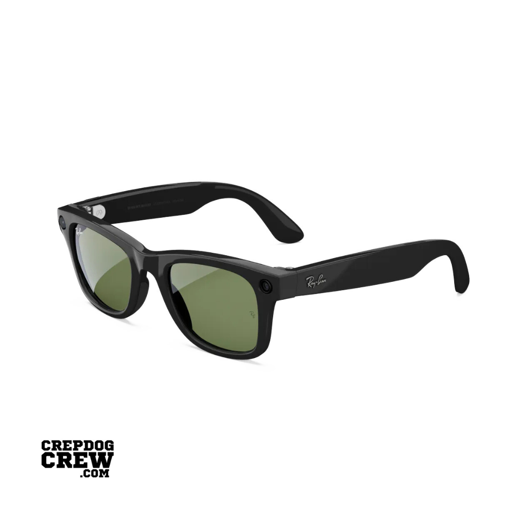 Ray-Ban Meta Wayfarer Shiny Black ( Green )