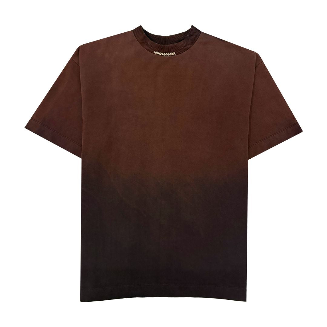 Kantha Basic T-shirt in Brown [Unisex]