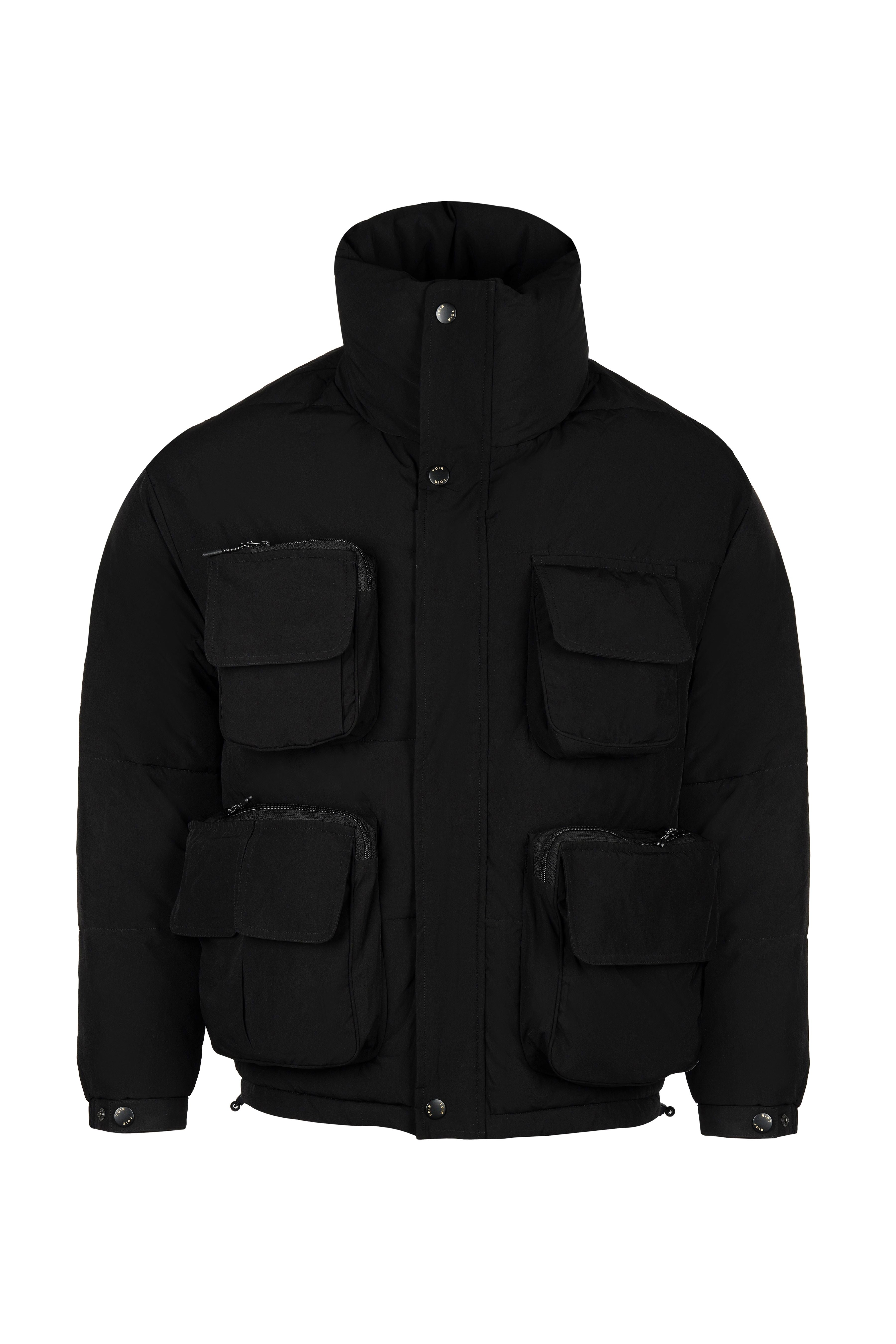 DARK UTILITY PUFFER JACKET