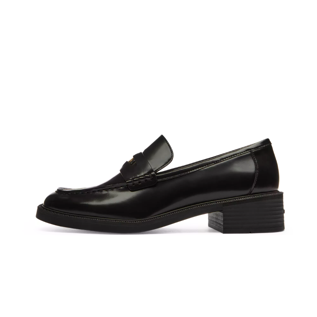 COACH Square Toe Loafer BLACK