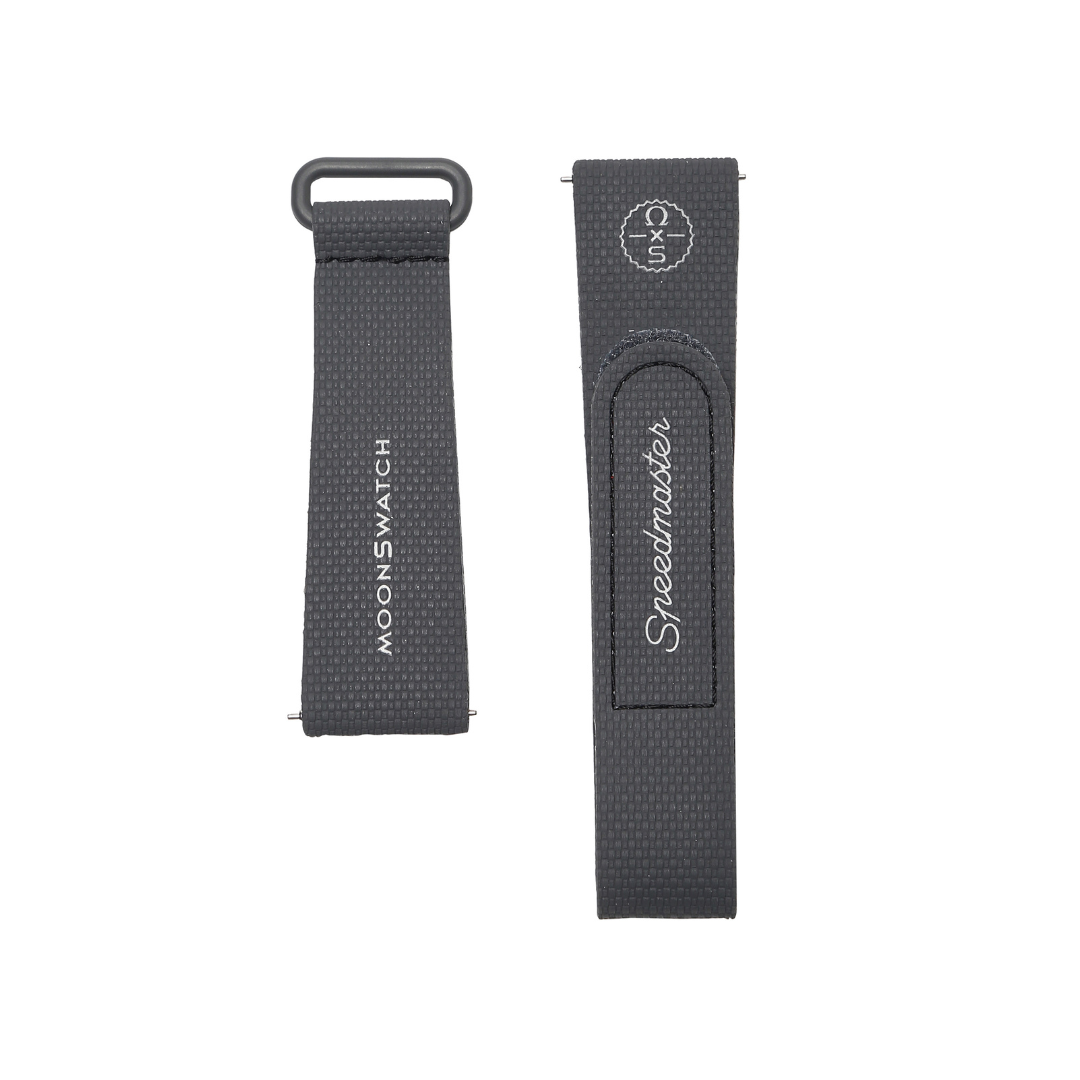 Swatch x Omega Bioceramic Moonswatch Dark Grey Black Straps