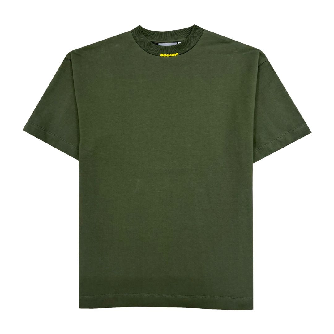 Kantha Basic T-shirt in Military Green [Unisex]