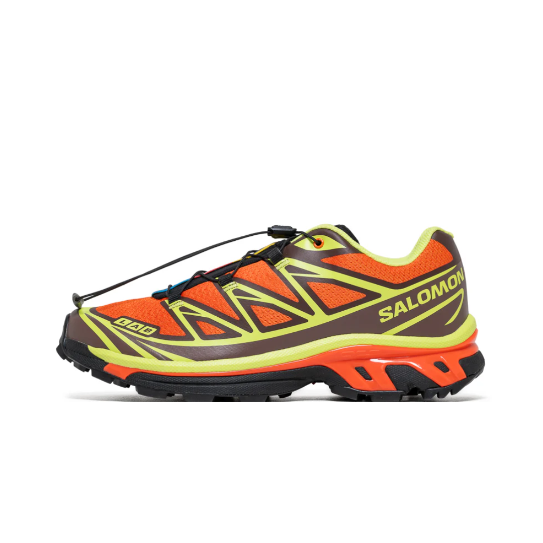 Salomon XT-6 Red Orange Sharp Green Black