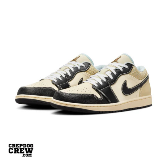 Jordan 1 Low SE Coconut Milk Black Muslin