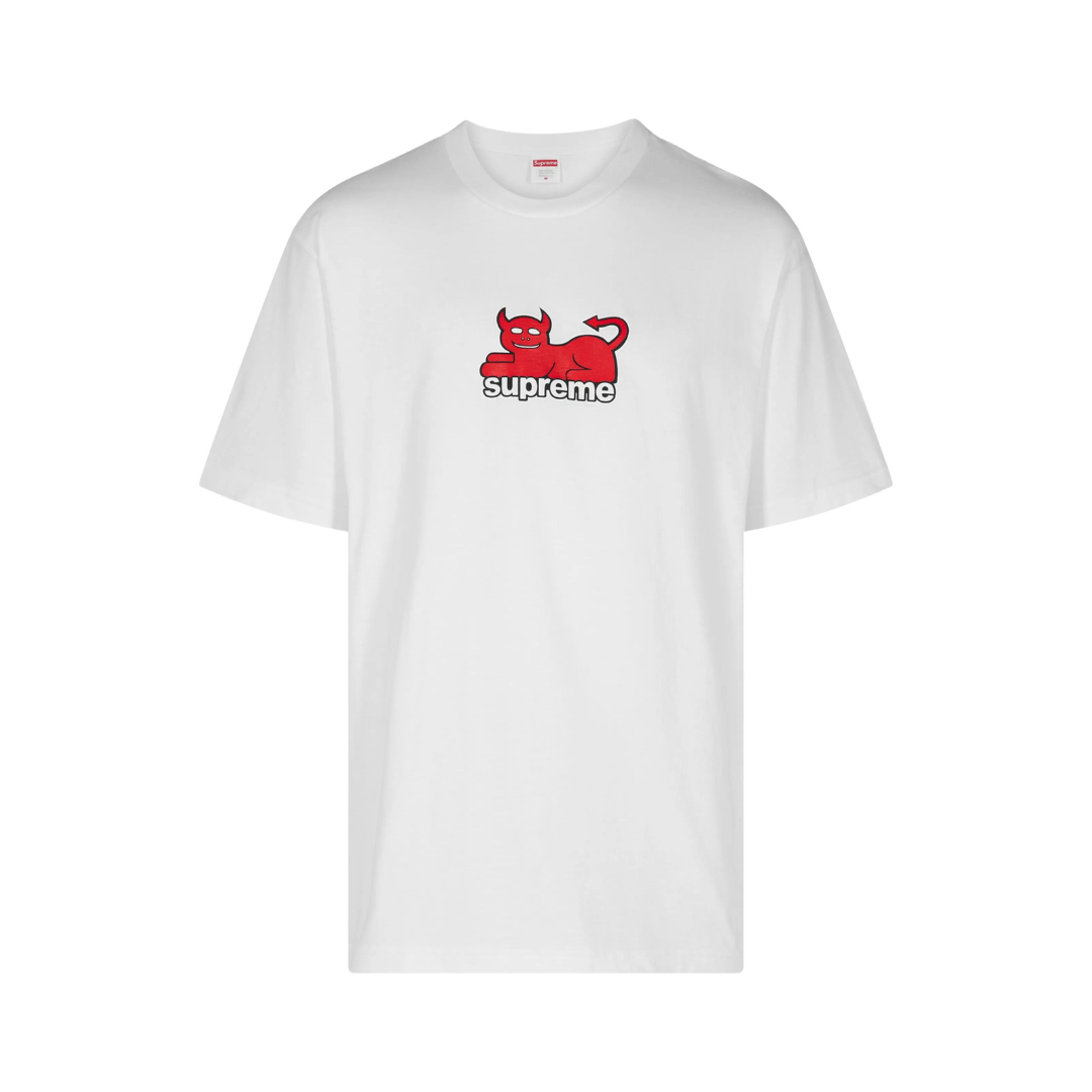 Supreme Toy Machine Devil Cat Tee White