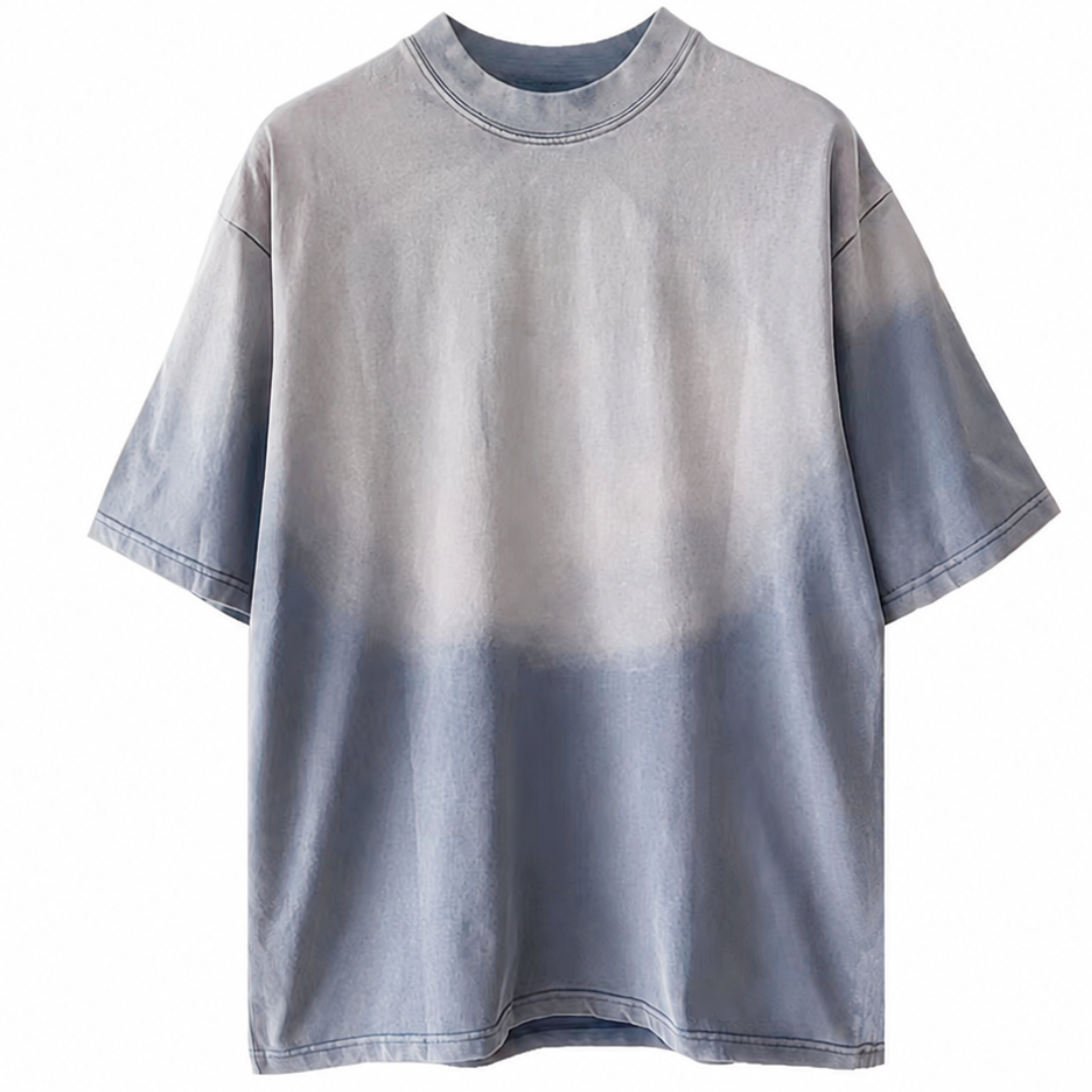 BALENCIAGA HAND DRAWN VINTAGE JERSEY BLUE BLACK