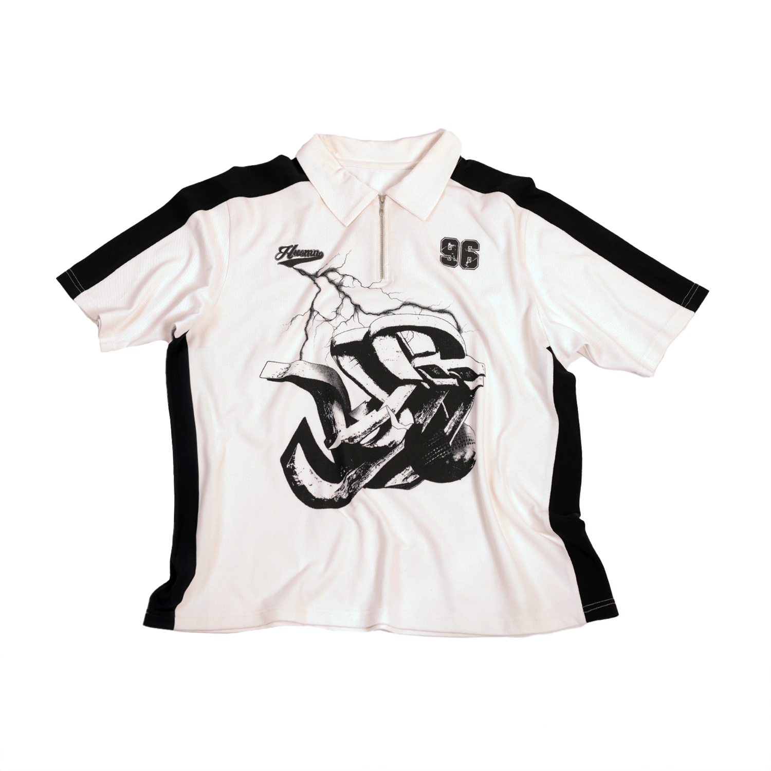 Shreyas Iyer x HUEMN 'Fiyer' T-shirt (White)