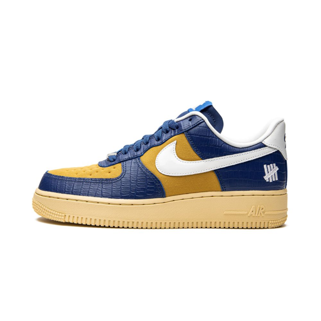 Nike Air Force 1 Low SP Undefeated 5 On It Blue Yellow Croc