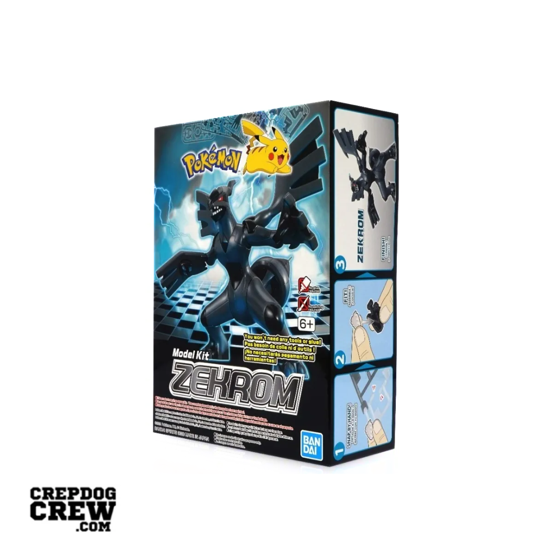POKEMON BANDAI SPIRITS BLACK AND WHITE ZEKROM MODEL KIT