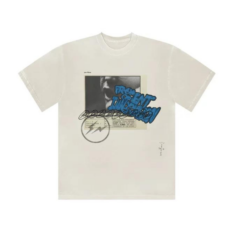 Travis Scott Cactus Jack For Fragment Manifest T-shirt White