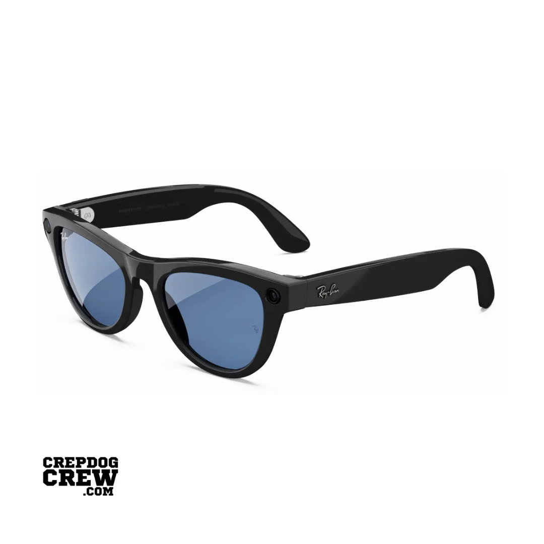 Ray-Ban Meta Skyler Shiny Black ( Clear/Cerulean Blue )