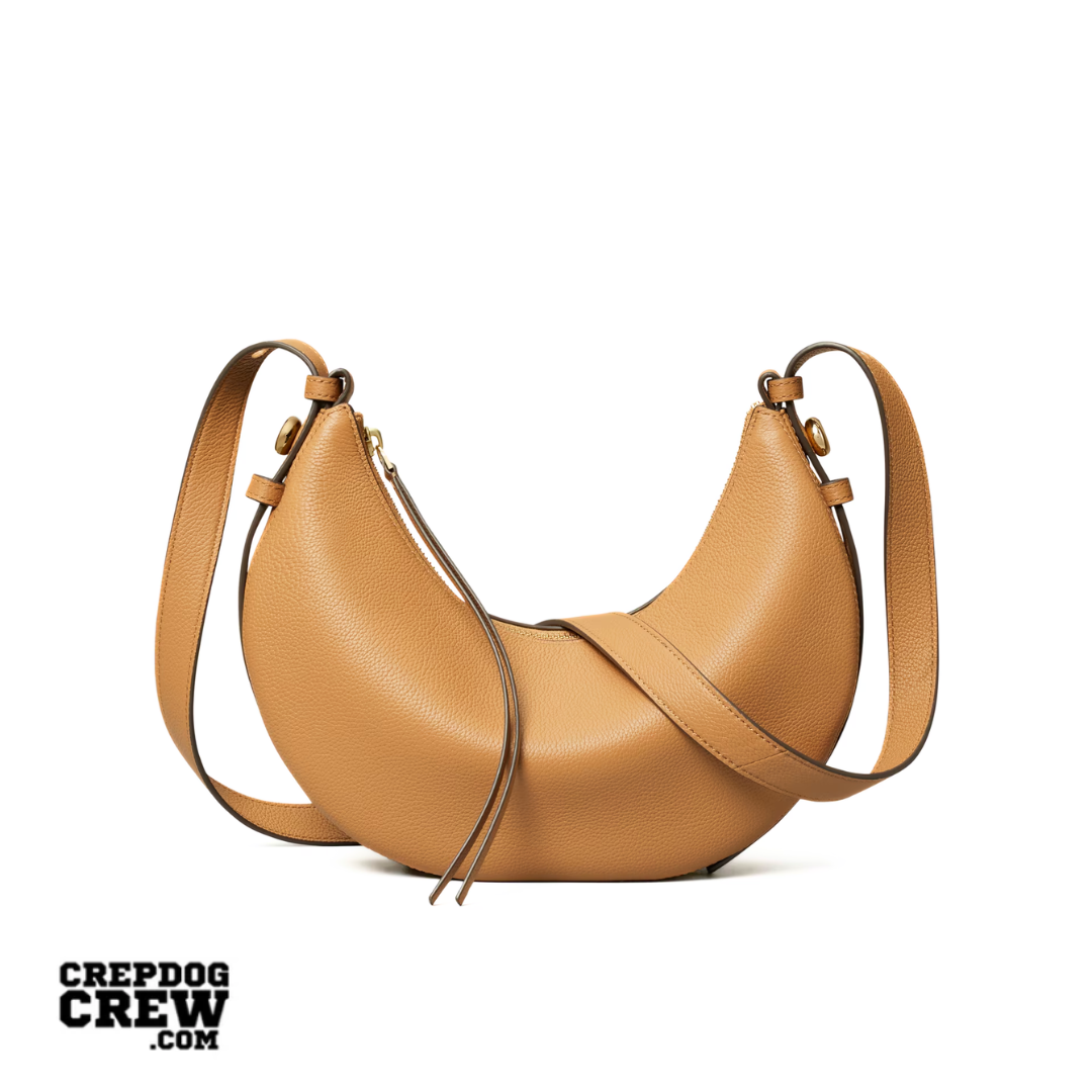 TORY BURCH ROMY HALF MOON BAG TIRAMISU