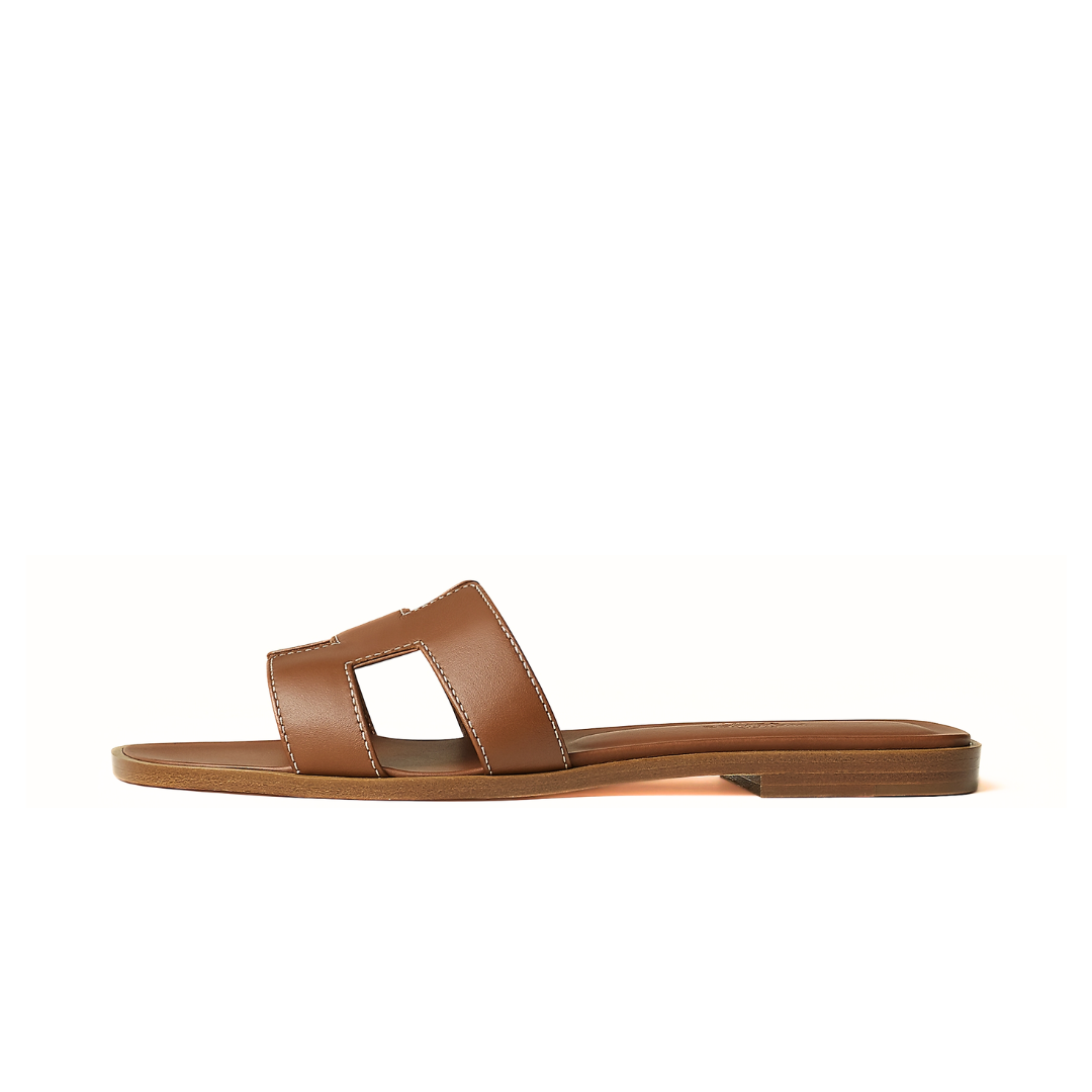 HERMES ORAN SANDAL GOLD
