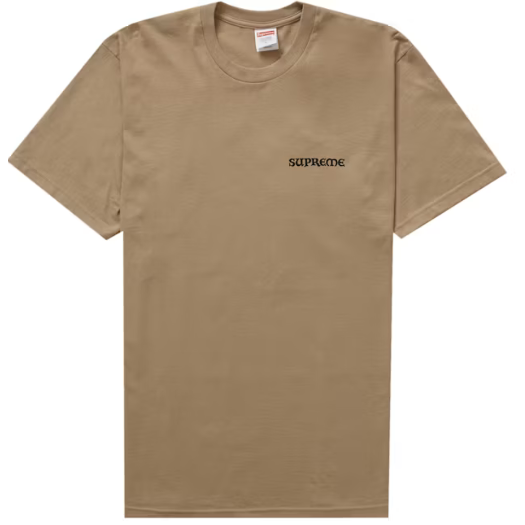 SUPREME WORSHIP TEE Khaki