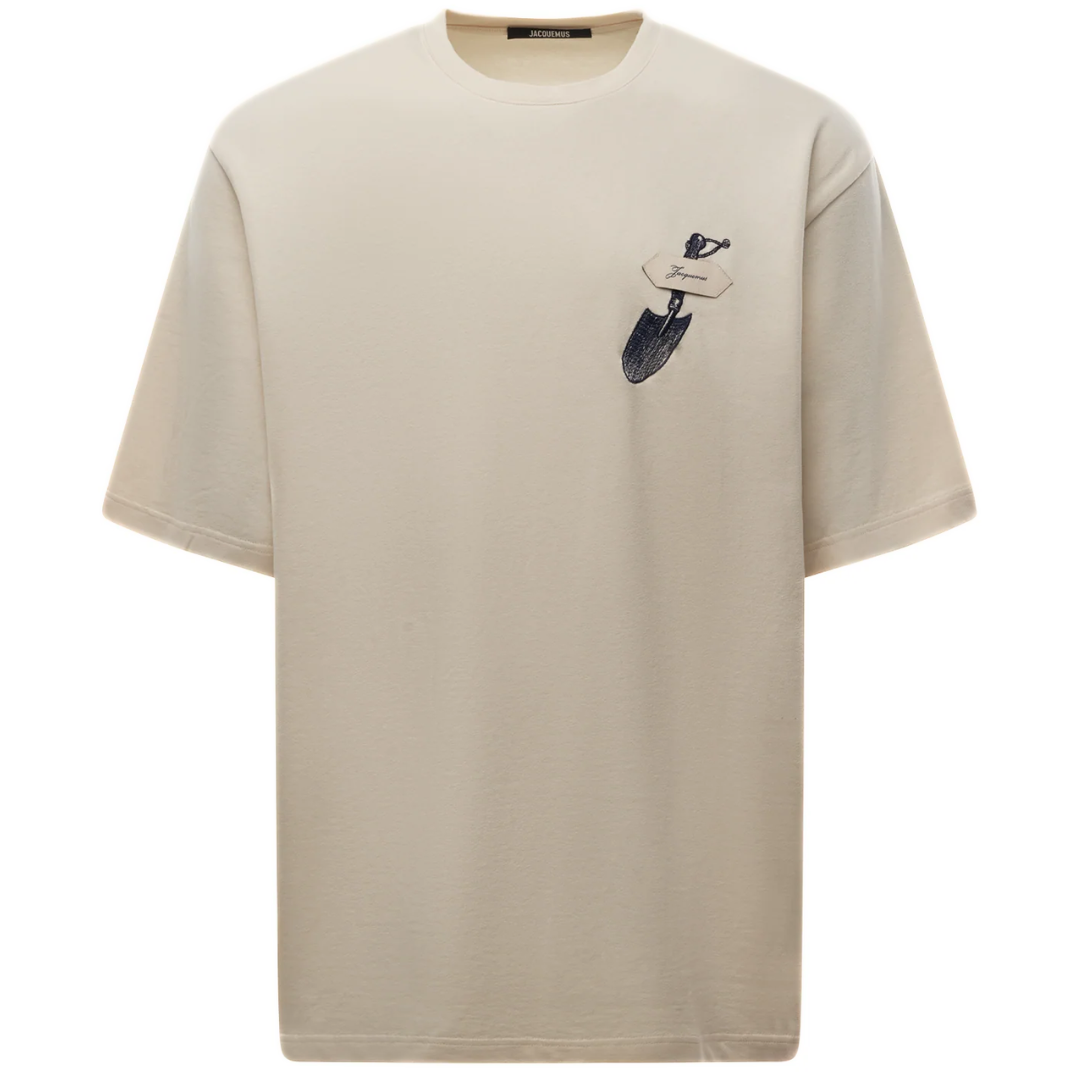 JACQUEMUS PELLE T-SHIRT OFF WHITE