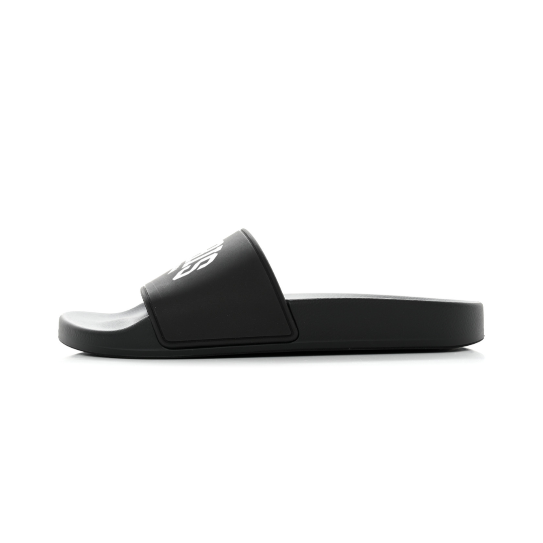 Balenciaga City Pool Slide Paris Black