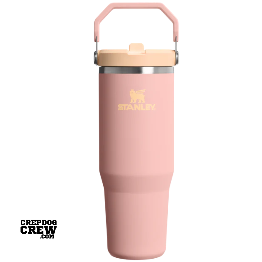 STANLEY Tumbler Mug IceFlow Flip Straw Peach Rose 30 Oz