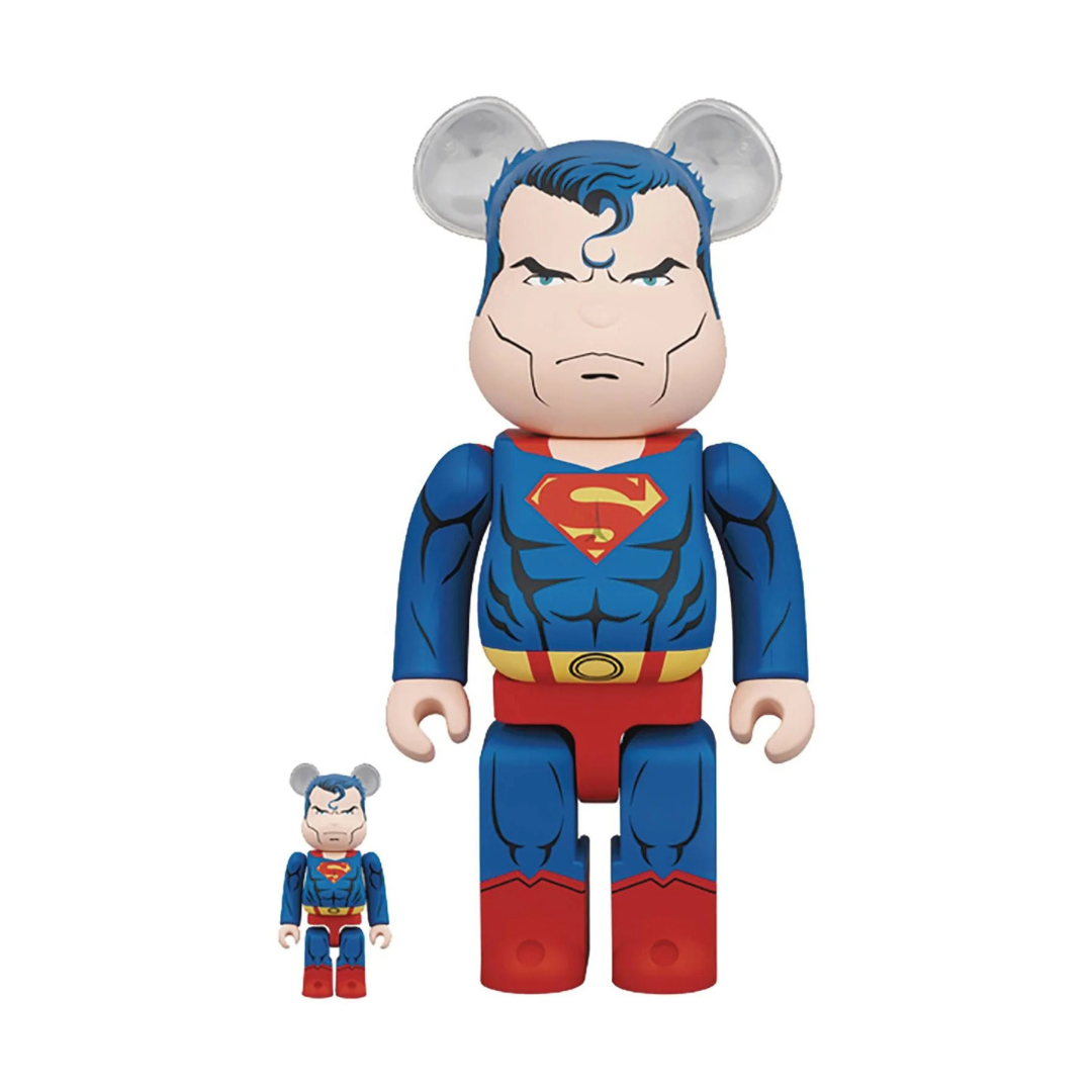 Bearbrick Superman (Batman: Hush Ver.) 100% & 400% Set