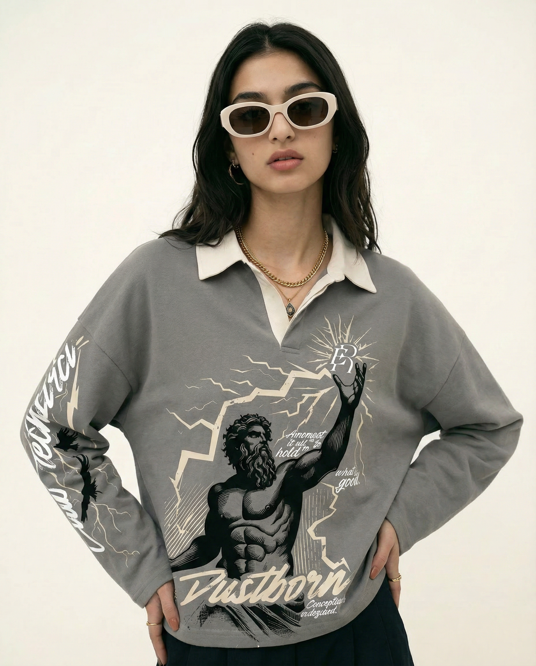 Dustborn sweatshirt - Steel grey