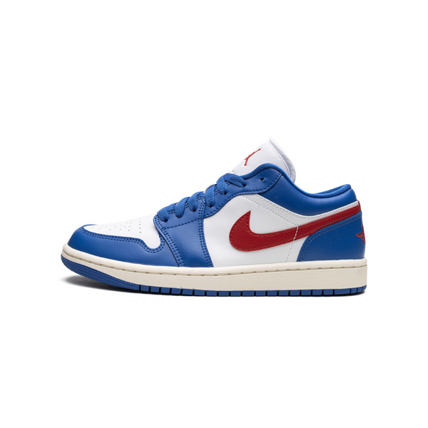 Air jordan 1 on sale blue white and red