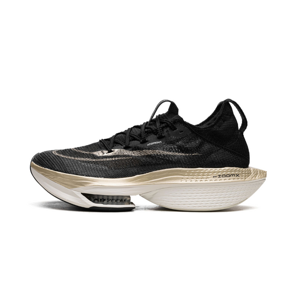 Nike Air Zoom Alphafly Next% Black Metallic Gold Grain