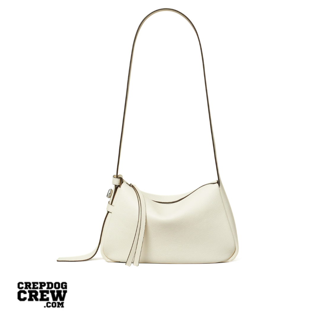 TORY BURCH SMALL ROMY SHOULDER BAG light cream