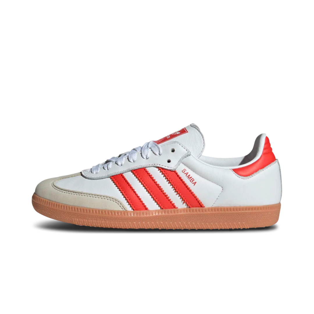 adidas Samba OG White Solar Red Gum (W)