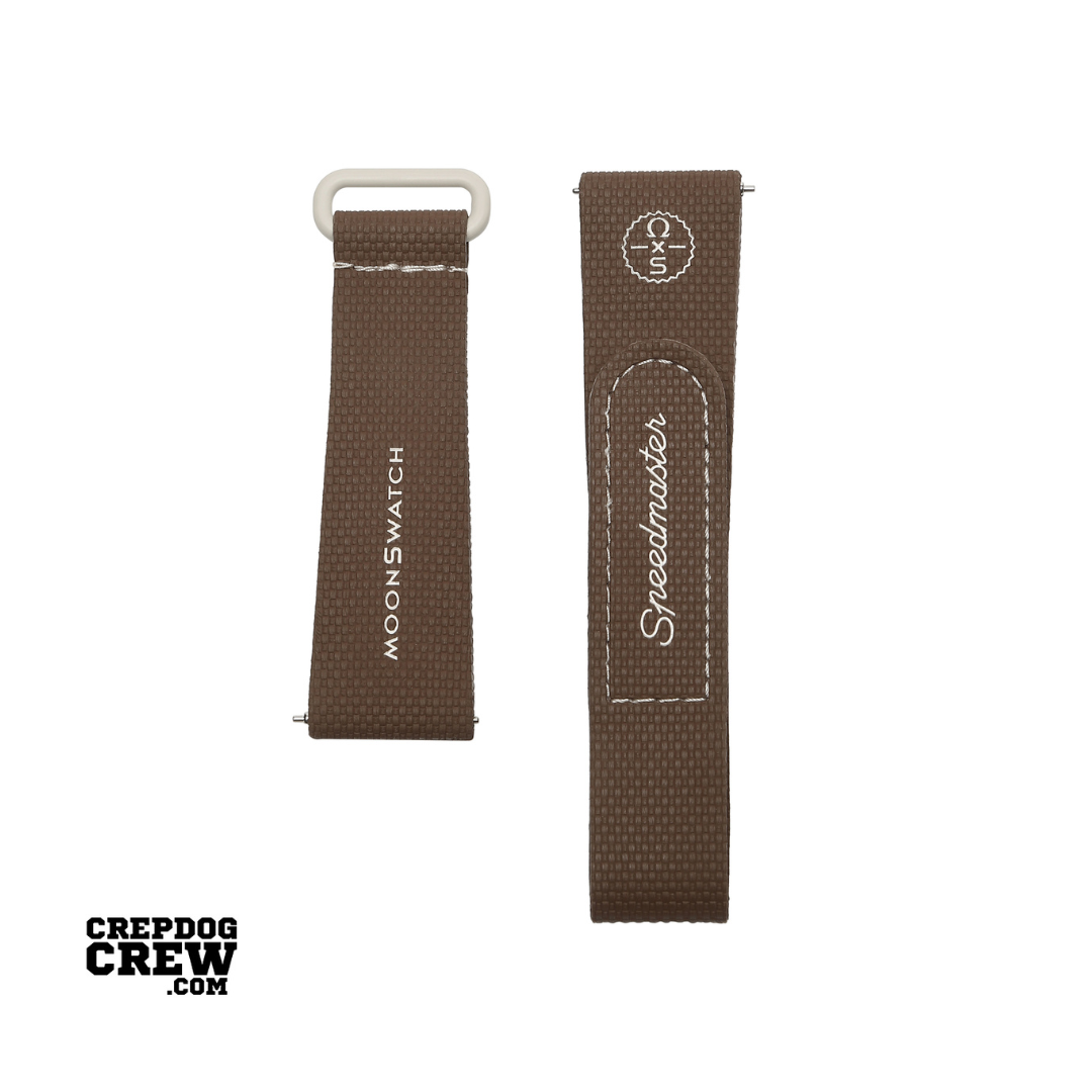 Swatch x Omega Bioceramic Moonswatch Brown Beige Straps