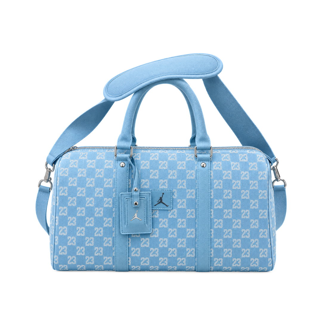 JORDAN MONOGRAM DUFFLE BAG LIGHT BLUE