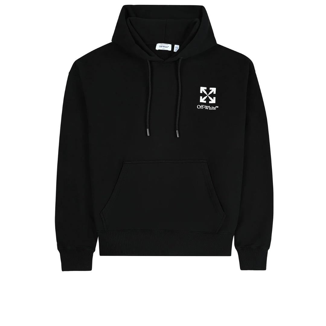 OFF WHITE Small Arrow Skate Hoodie BLACK