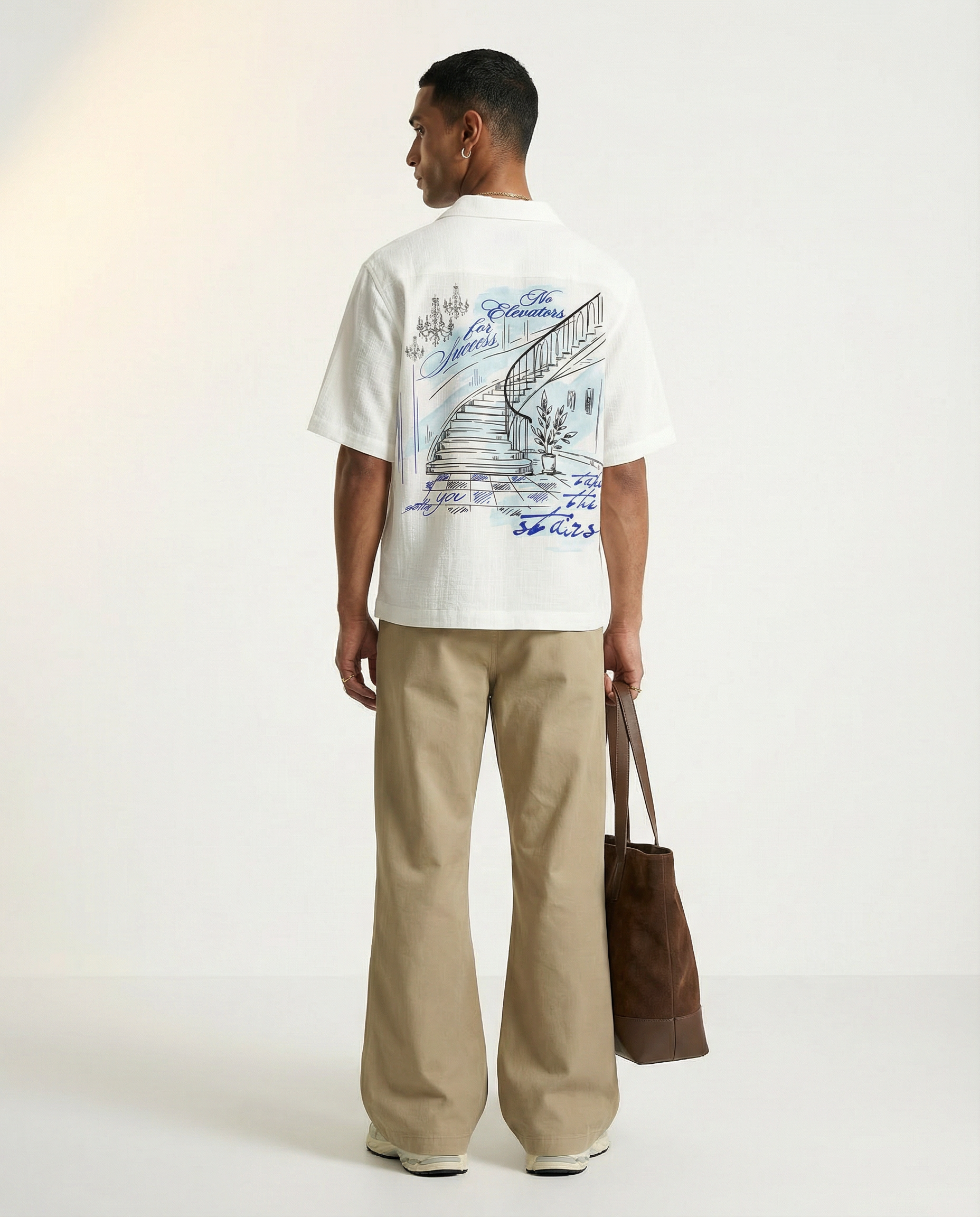 Elevat4 - Linen Shirt white