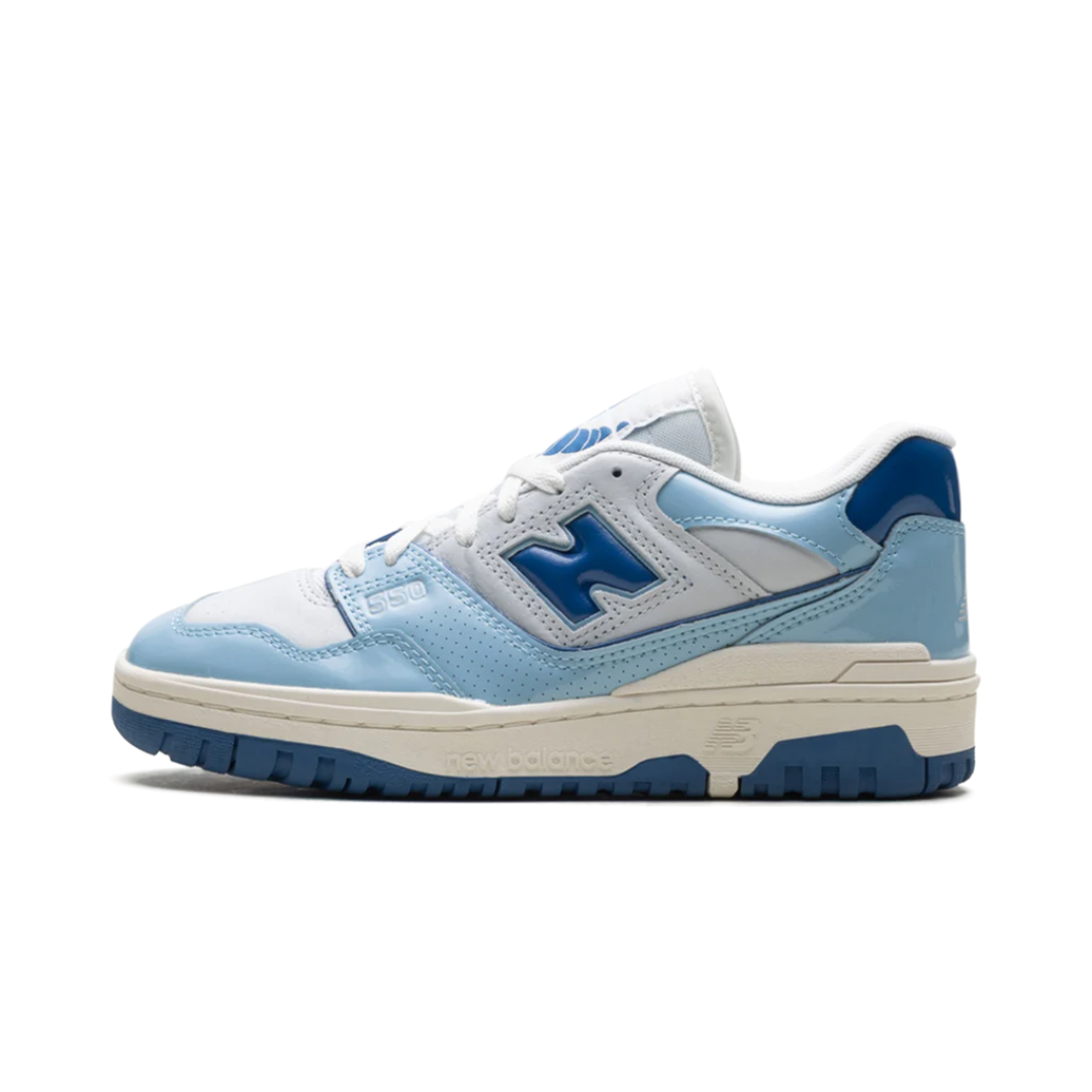 New Balance 550 Chrome Blue Patent
