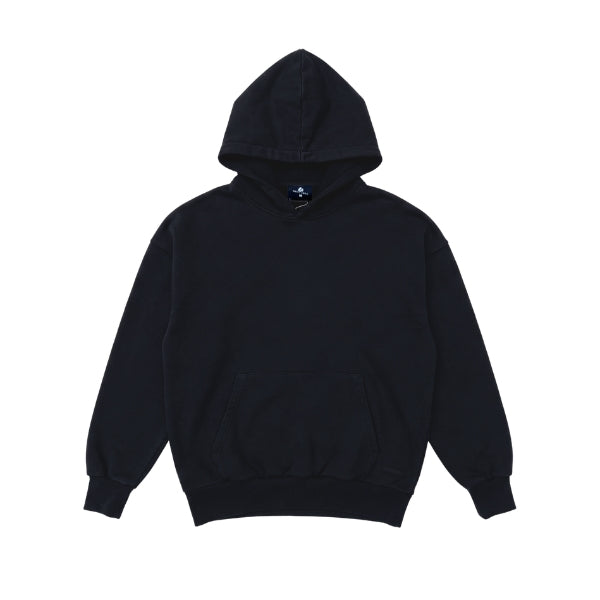 OVERDYED HEAVY WEIGHT HOODIE (BLACK)
