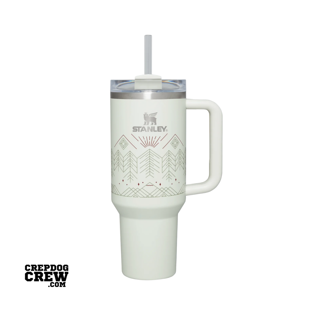 STANLEY TUMBLER Pale Stone Winterscape 40 oz ( Limited Edition )