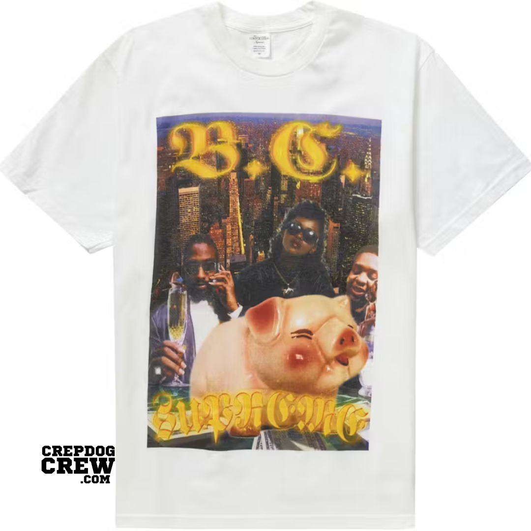 SUPREME BERNADETTE CORPORATION MONEY TEE WHITE