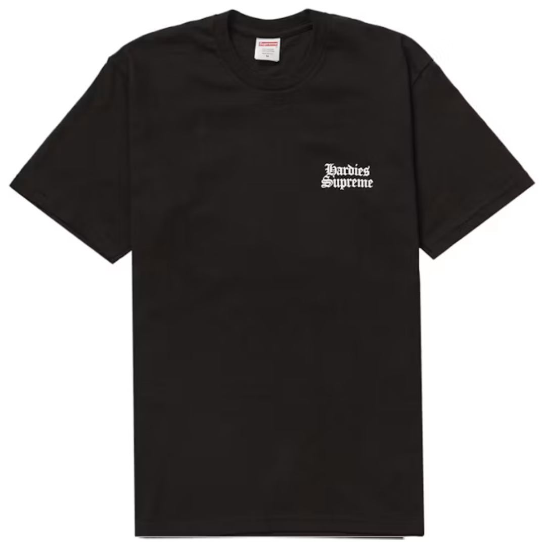 SUPREME HARDIES DOG TEE BLACK