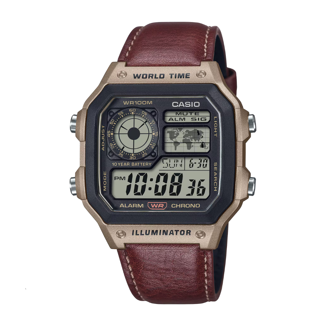 Casio D383 AE-1200WHL-5AVDF Youth Watch - Image 1