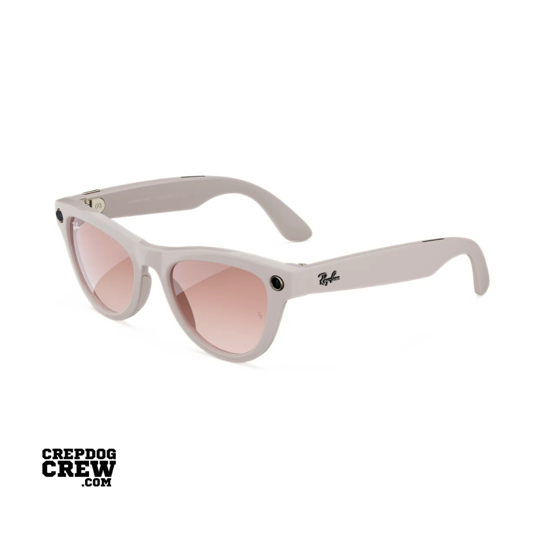 Ray-Ban Meta Skyler Shiny Chalky Gray ( Cinnamon Pink )