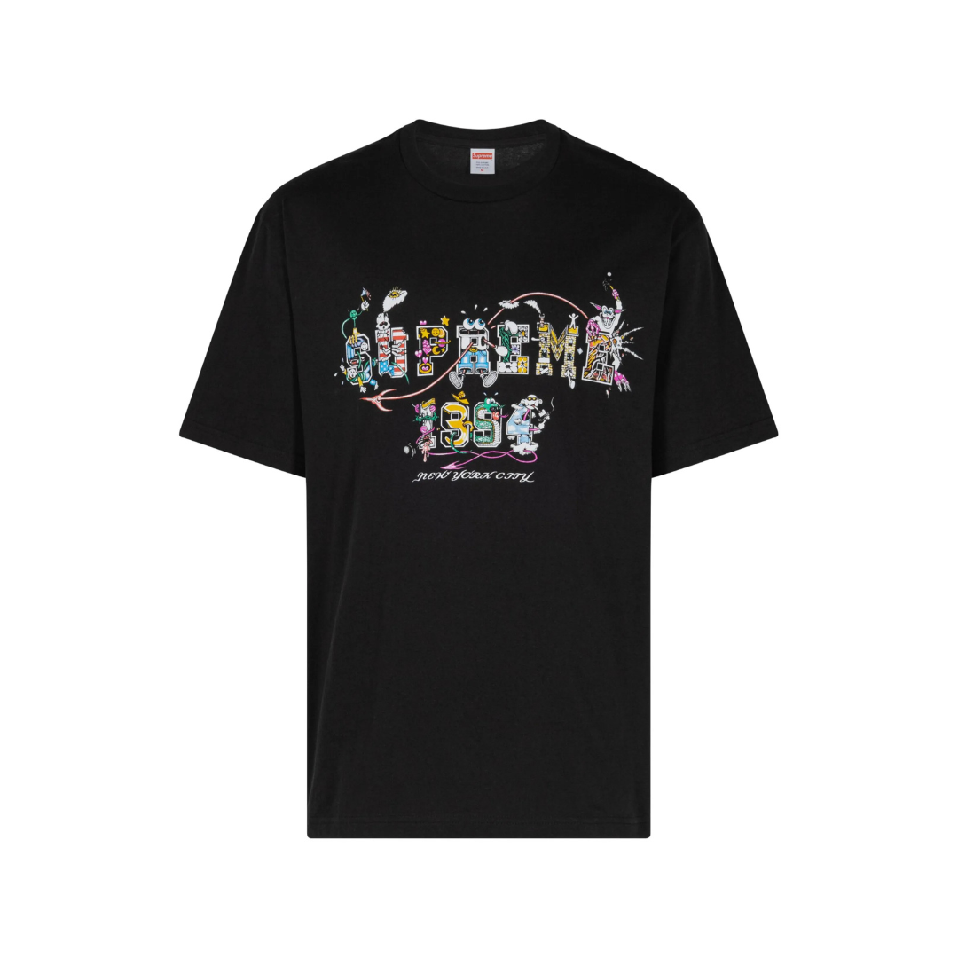 Supreme Varsity Tee Black