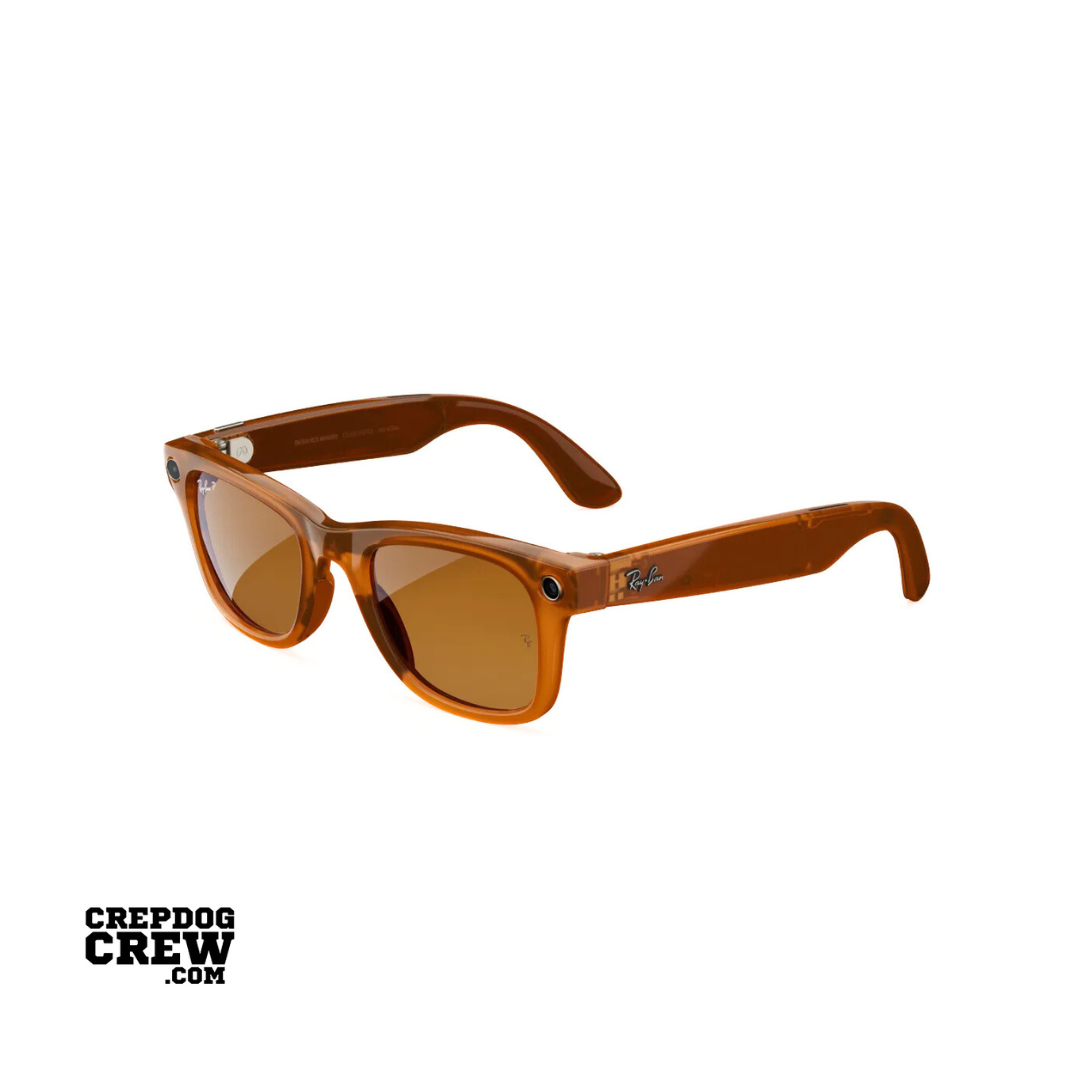 Ray-Ban Meta Wayfarer Shiny Caramel ( Brown )